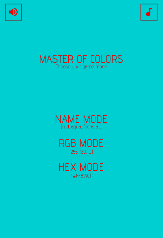 juego css - Master of Colors
